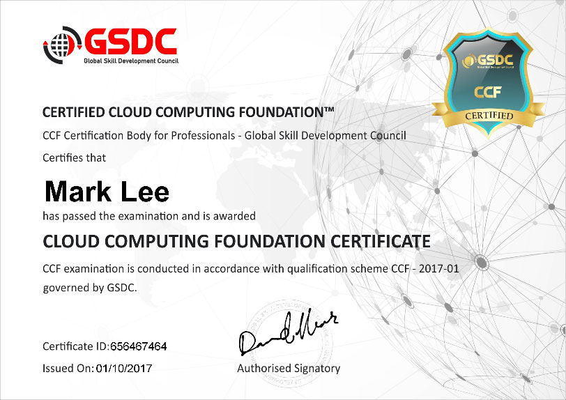 Cloud Computing Foundation (CCF)